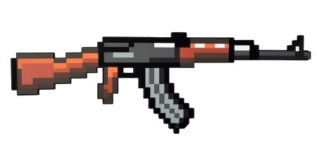 Пиксельарт штурмовая винтовка