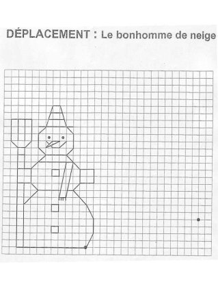 Жаккардовый узор Снеговик