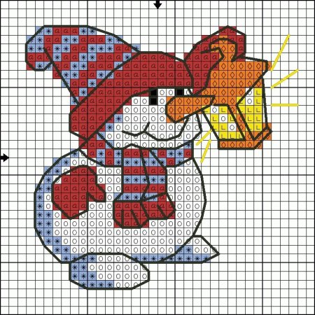 Схема дед Мороз