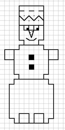 Вышивка Снеговики схемы