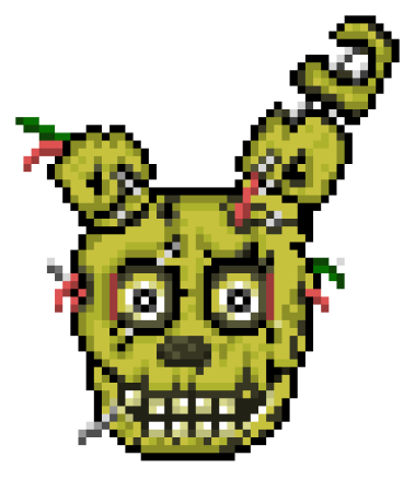 СПРИНГТРАП ФНАФ 3 пиксельный