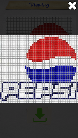 Пепси пиксель арт