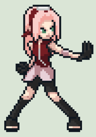 Сакура Харуно Pixel