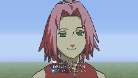 Сакура Харуно пиксель