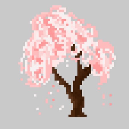 Сакура пиксель