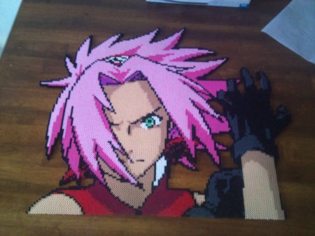 Сакура Наруто пиксель