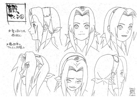 Наруто скетчи персонажей Наруто