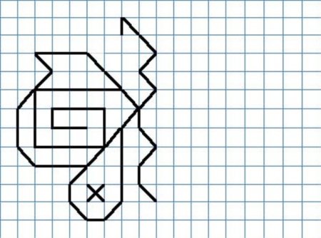 Симметричные фигуры по клеточкам