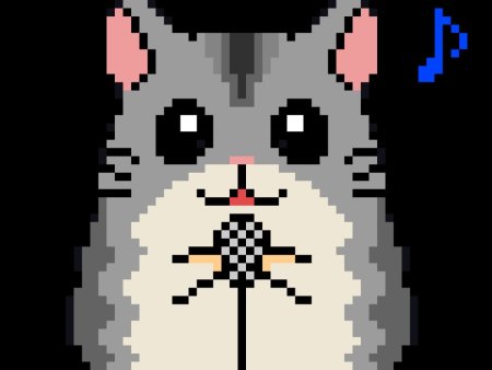 Пиксельный хомячок