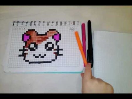 Хомячок по клеточкам