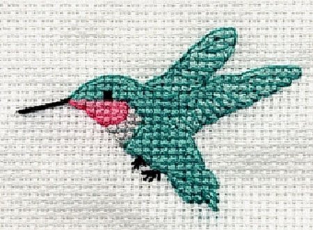 Вышивка крестом для начинающих Колибри