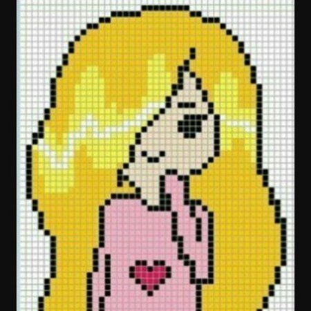 Рисунки по клеточкам для подруги