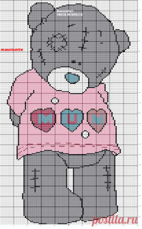 Эльза по клеточкам