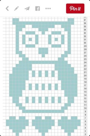 Сова жаккард схема