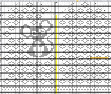 Рисунки на детские варежки схемы