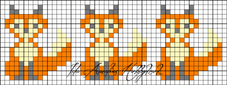 Жаккард белочки