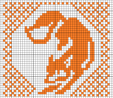 Жаккард лиса