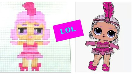 Рисование по клеточкам ЛОЛ