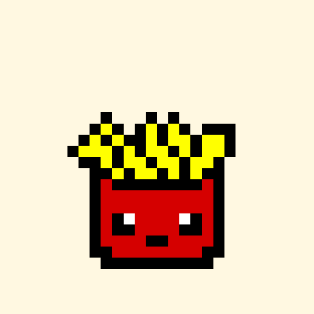 Как нарисовать логотип MCDONALDS по клеткам