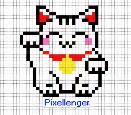 Котик по клеткам