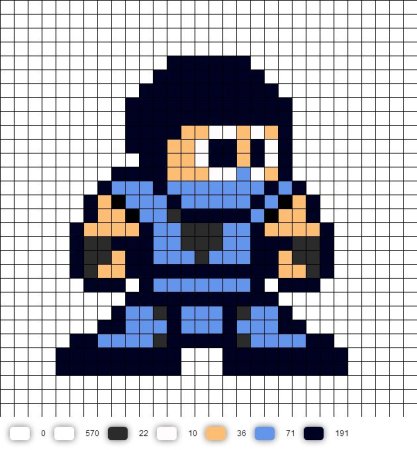 Pixel Art герои Mortal Kombat