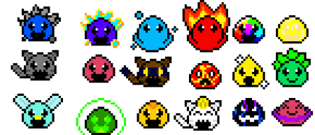Pixel Art СЛАЙМ ранчер