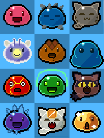 Pixel Art СЛАЙМ ранчер