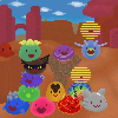 СЛАЙМ пиксельный ранчер