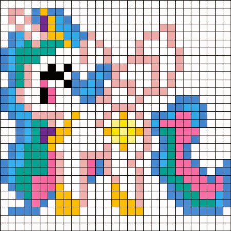 Пони по клеточкам