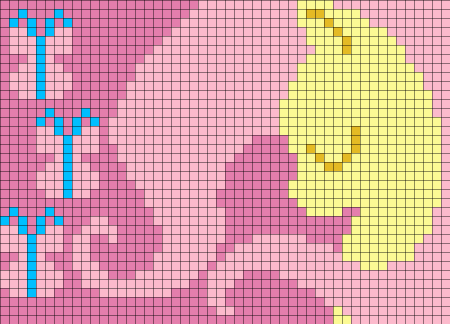 Рисунки по клеточкам пони