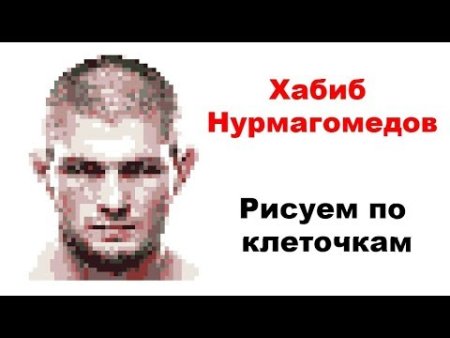 Портрет Хабиба Нурмагомедова