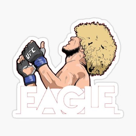 Портрет Хабиба Нурмагомедова