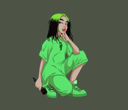 Билли Айлиш аниме