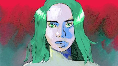 Билли Айлиш аниме