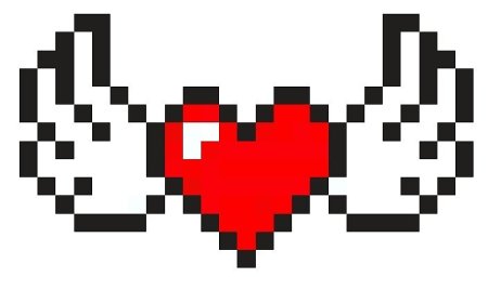 Рисунки по клеточкам сердце