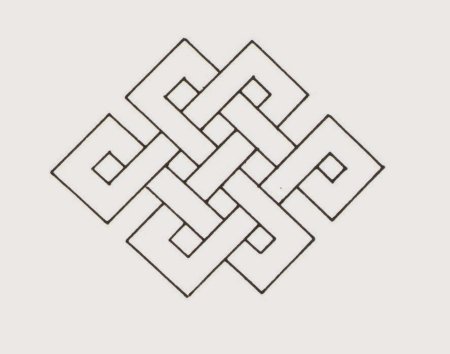 Кельтский узел квадрат