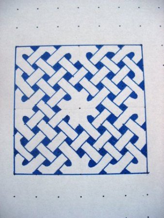 Кельтский узор крестиком