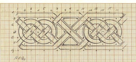 Кельтский узор крестиком