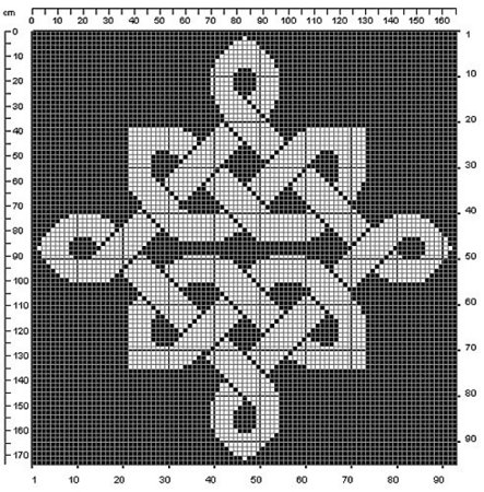 Кельтские узоры в тетради