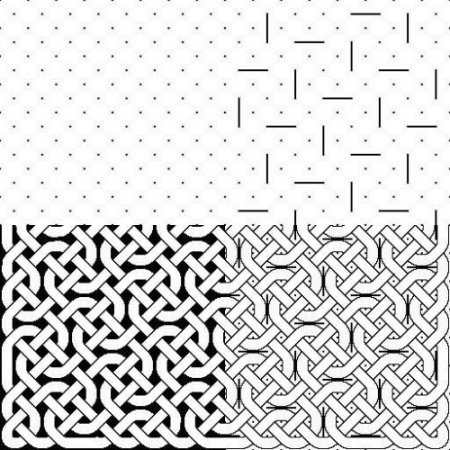 Кельтские узоры в тетради