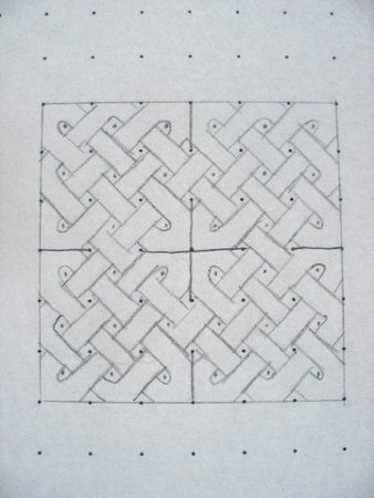 Кельтский узел схема рисования