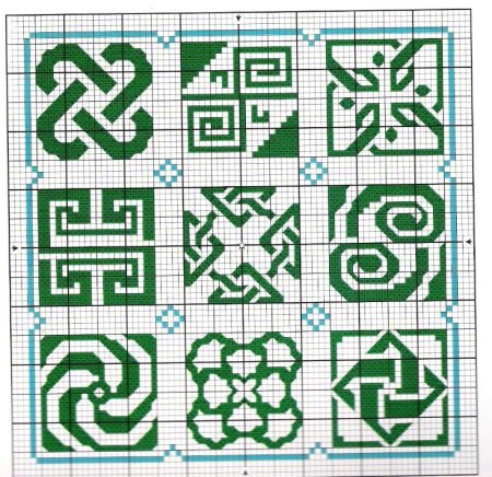 Узор плетение