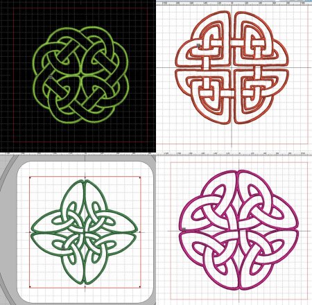 Кельтские узоры для раскрашивания