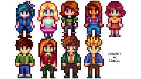 Stardew Valley персонажи пиксельные