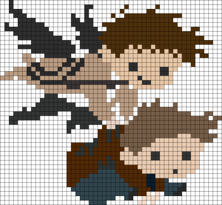 Схемы вышивки крестом сверхъестественное