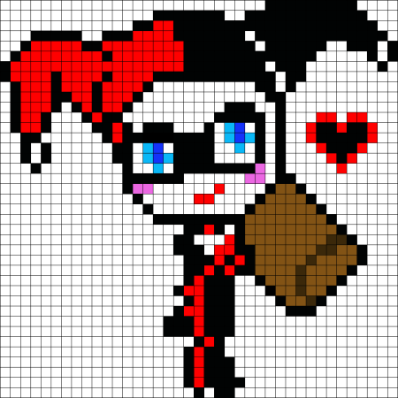 Харлик вин по клеточкам