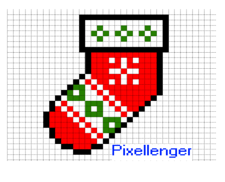 Вышивка крестом Новогодняя елка
