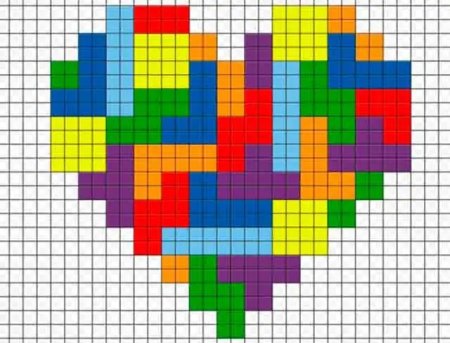 Рисунки по клеточкапм лёгкие