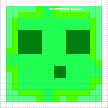 Блоки из МАЙНКРАФТА по клеточкам