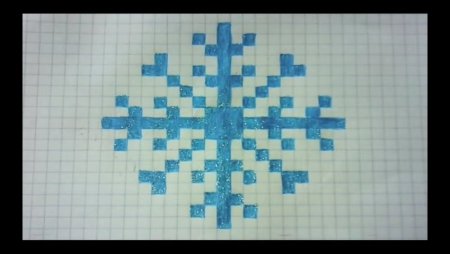 Вышивка крестом снежинки схемы
